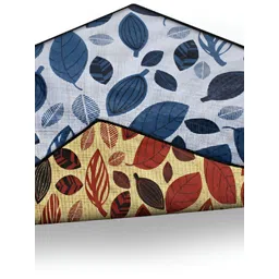 Stylista Grey & Beige Floral Printed Waterproof Rectangular Reversible Bed Server Mat-picture-12