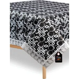 Stylista Grey & Black Geometric Printed Waterproof 2-Seater Table Cover-picture-34