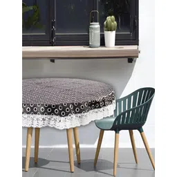 Stylista Grey Waterproof Round 2 Seater Table Cover-picture-23