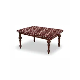 Stylista Magenta & White Floral Printed Waterproof Table Cover-picture-13