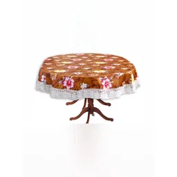 Stylista Orange & Pink Floral Waterproof Oval 2 Seater Table Cover-picture-14