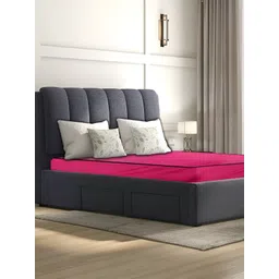 Stylista Pink Cotton Water Resistant Elastic Strap Queen Mattress Protector-picture-39