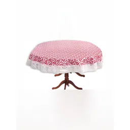 Stylista Pink Waterproof Plastic Oval 2-Seater Table Cover-picture-22