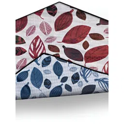 Stylista Red & Blue Floral Rectangle Reversible Bed Server Mat-picture-40