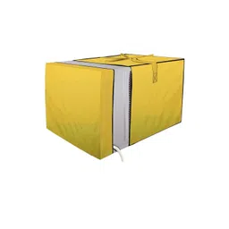 Stylista Yellow Solid Waterproof Air Conditioner Covers-picture-36