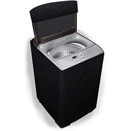 Stylista Washing Machine Cover Compatible for Haier 5.8 kg 58-020-R Fully-Automatic Top Load Black-picture-23