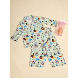 Stylo Bug Boys Super Hero Printed Night suit-picture-20
