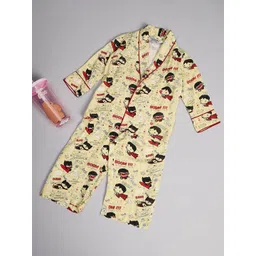 Stylo Bug Boys Superhero Printed Night suit-picture-19