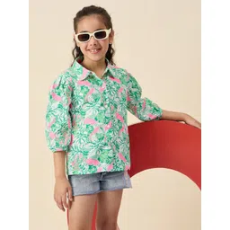 Stylo Bug Floral Print Shirt Style Top-picture-23