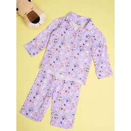 Stylo Bug Girls Floral Printed Night suit-picture-25