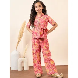 Stylo Bug Girls Printed Shirt with Pyjamas-picture-19