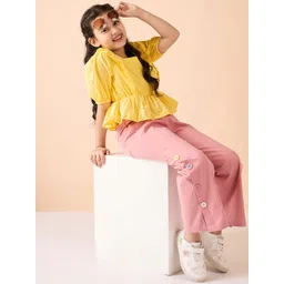 Stylo Bug Women Self Design Peplum Top-picture-19