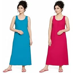 stylo jewelry Long Slip for Women Long Camisole for Women Plus Size White Inner Nighties-picture-20