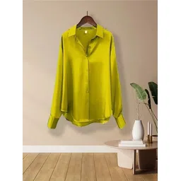 stylo queen Women Regular Fit Solid Spread Collar Casual Shirt-picture-16