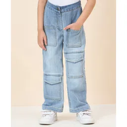 StyloBug Denim Woven Washed Jeans - Light Blue-picture-28