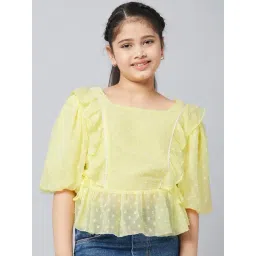 StyloBug Girls Yellow Top-picture-36