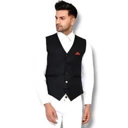 styloketh Solid Men Waistcoat image 1
