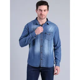 Stylox Men Faded Faded Casual Shirt-picture-35