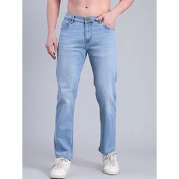 Stylox Men Regular Fit Mid-Rise Light Fade Stretchable Jeans-picture-14