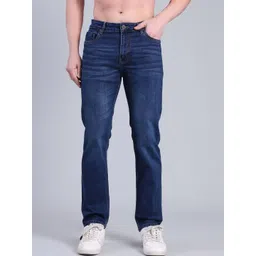 Stylox Men Regular Fit Mid-Rise Light Fade Stretchable Jeans-picture-30