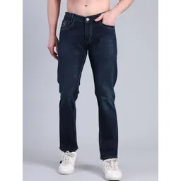 Stylox Men Regular Fit Mid-Rise Light Fade Stretchable Jeans-picture-17