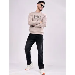 Stylox Typographic Printed Long Sleeves Cotton Pullover Sweatshirt-picture-18