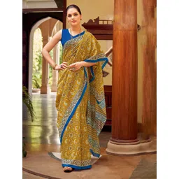 Stylum Floral Printed Designer Bhagalpuri Saree-picture-11