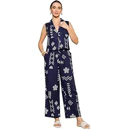 stylum Women's Geomatric Printed Rayon Slub Short Kurti (CSBLUEPLAY_Blue)-picture-50