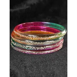 STYOLLO Set Of 4 Zircon Studded Bangle-picture-30
