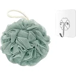 Suake Loofah for Bathing | Exfoliating Body Scrubber & Shower Sponge for Men, Women, and Kids | With Handle Adhesive Wall Hook - Gentle and Effective Cleansing-picture-22