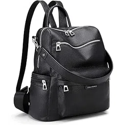 subharti Women’s Stylish PU Leather Backpack Handbag | Shoulder Bag with Multi-Pockets & Adjustable Strap | Casual Travel, College & Office Use-picture-2