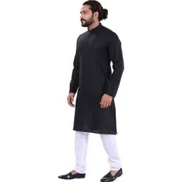 Subhasaree Men Flared Sleeves Thread Work Kurta-picture-10