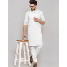 Subhasaree Men Regular Kurta with Pyjamas-image-2