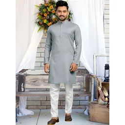 Subhasaree Men Thread Work Kurta-picture-35