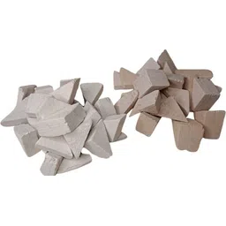 subhsavitri enterprises subhsavitri 1kg slate pencil white and red tiny triangle shale stone slate bar billiards chalk-picture-12