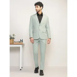 SUBTRACT Mint Green Slim Fit Two Piece Suit-picture-17