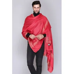Sudako Acrylic Self Design Men Shawl-picture-40