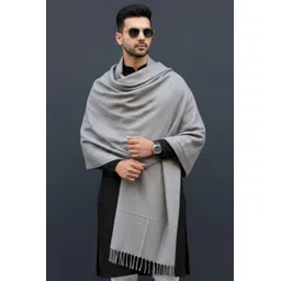 Sudako Acrylic Solid Men Shawl-picture-16