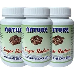Sugar Badam - Kadwa - SKY SUGAR FRUIT NATURAL WAY TO CONTROL DIABETES, 100% A Grade Seeds. Set of 3-picture-13