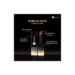 Sugar Cosmetics Nothing Else Matter Longwear Lipstick 31 Simmer Brown - 3.5 gm image 3