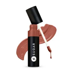 SUGAR Cosmetics Partner In Shine Transferproof Lip Gloss 01 Cinnamon Champagne - 3 ml-picture-40