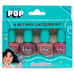SUGAR POP 4 in 1 Nail Lacquer Kit- 01 Nude Nectar-picture-31