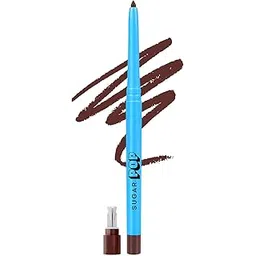 SUGAR POP Longwear Kajal | Vitamin E & Sunflower Seed | Smudge-proof | Long-lasting | Velvet Finish | 0.3gms - 03 Brown-picture-39