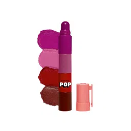 SUGAR POP 4 In 1 Lip Twist Multi-use Stackbale Satin Matte Lipsticks 6.4 g - Shade 01-picture-12