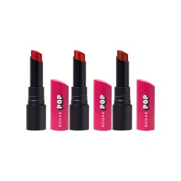 SUGAR POP Ultrastay Transferproof Lipstick - Bold Set Pack of 3-picture-11