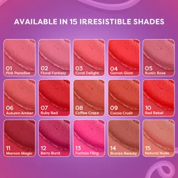 SUGAR POP Ultrastay Transferproof Lipstick | Vitamin E | 100% Transferproof - 02 Floral Fantasy image 4