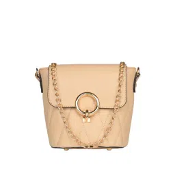 Sugarush Dulce Beige Quilted Medium Handbag-picture-18