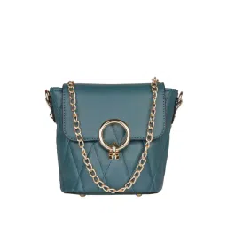 Sugarush Dulce Blue Quilted Medium Handbag-picture-23