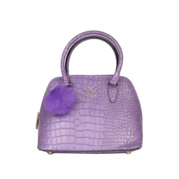 Sugarush Ximena Purple Textured Medium Handbag-picture-37