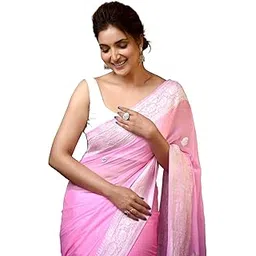 sugathari Women's Black Banarasi Kanchipuram Art Silk Saree for Women – Traditional Wedding & Party Saree with Blouse Piece – Ethnic Indian Silk Saree for Bridal, Festive & Gifting (RT-21)-picture-25